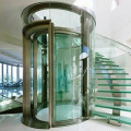 Elevador panorámico de los ascensores de cristal residenciales redondos de la villa